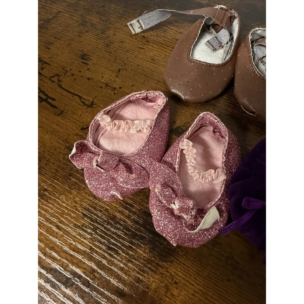 Lot Of Doll Shoes Flat Booties For 18